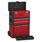 Mobile Steel/Composite Toolbox - 3 Compartment Sealey Part No. AP548