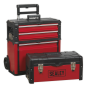 Mobile Steel/Composite Toolbox - 3 Compartment Sealey Part No. AP548