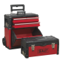 Mobile Steel/Composite Toolbox - 3 Compartment Sealey Part No. AP548