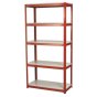 Racking Unit with 5 Shelves 500kg Capacity Per Level Sealey Part No. AP6500