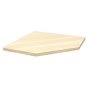 Pressed Wood Worktop for Modular Corner Cabinet 865mm Sealey Part No. APMS60PW