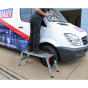 Aluminium Folding Platform 2-Tread EN 14183 Sealey Part No. APS2