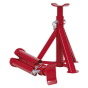 Axle Stands (Pair) 2tonne Capacity per Stand - Folding Type Sealey Part No. AS2000F