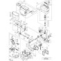 Main Assembly for Hikoki AW18DBL