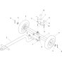 Axle Assembly for Belle Mixer