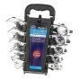 Stubby Combination Spanner Set of 10 Metric 10 to 19mm by BlueSpot - 4110