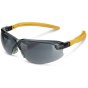 H10 Safety Spectacles Polycarbonate Lens Anti-Fog Ergo Temple Fit Smoke