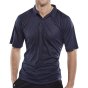 B-Cool Polo Shirt Moisture Absorbing & Anti-Perspiring Fabric Navy Blue SML