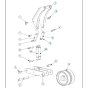Rear Wheel Assembly for Husqvarna