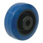 Rubber Castor Wheel 3" Blue for Machinery - Spare Part