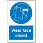 Wear Face Shield Sign