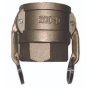 1.1/4" Type D Camlock X BSPP Female Brass