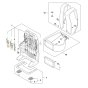Backplate Assembly for Stihl BRA 600