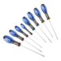 Screwdriver Set 8 Piece Slotted / Phillips / Pozidriv by Britool - E160907