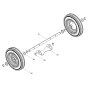 Wheel Assembly for Wacker BS70-2