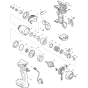 Makita BTD140 Main Assembly