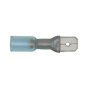 Heat Shrink Push-On Terminal 6.3mm Male Blue Pack of 25 Sealey Part No. BTSPM25