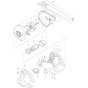Makita BUB143 Blower Assembly