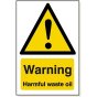 Harmful Waste Oil 3mm Foamex