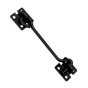 150mm / 6" Wire Cabin Hook, Black Finish