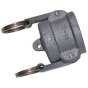 Female Cap with Lock Levers 1" Cam & Groove Quick Coupling Type D Dust Plug