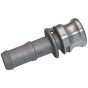Camlock Coupling Type E to 1" Tail BSP Tapered Male Aluminium