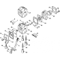 Stihl HS45 Carburettor Assembly