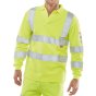 Hi Viz Long-S Polo Shirt Arc Flash Fire Retardant Saturn Yellow Size XXL
