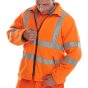 Carnoustie Fleece Jacket Class 3 High-Vis Polyester Fabric Orange SML