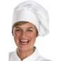 Chefs Tall Hat 100% Cotton Traditional Floret Design One Size