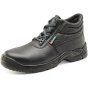 Non Metallic Chukka Boot Duel Density PU Steel Toe Cap Black Size 06.5