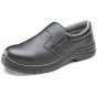 Micro Fibre Slip-On Shoe Anti Static 200 Joule Steel Toe Cap Blk Size 10.5