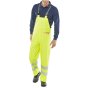 Bib & Brace Hi-Visibility Yellow Fire Retardant Anti-Static Size XL