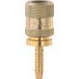 PCL 12v1 Screw-On Connector, Open End, 6.35mm (1/4) I/D Hose Tail - CO10H03