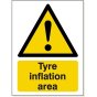 Tyre Inflation Area Sign