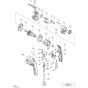 Hikoki D10VC3 Drill Assembly