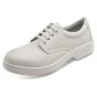 Micro-Fibre Tie Shoe Texifibre Upper & Anti Bacterial Lining White Size 04