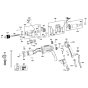 Main Assembly for DeWalt Drill