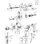 Main Assembly for DeWalt Drill