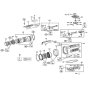 Piston Assembly for DeWalt D25870K