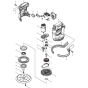 Makita DBO140RFE Assembly