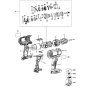 DeWalt DCD771 Main Assembly