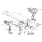 DeWalt DCE571D1 Caulk Gun Assembly