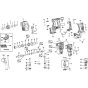 DeWalt DCH253 Main Assembly