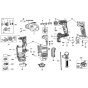 Main Assembly for DeWalt DCH334