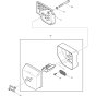 Muffler Assembly for Makita DCS340-40