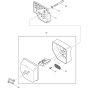 Muffler Assembly for Makita DCS400-40