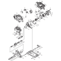 Makita DCS551ZJ Main Assembly