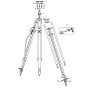 DeWalt DE0733 Tripod Assembly