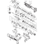 Main Assembly for Makita DFL301FZ